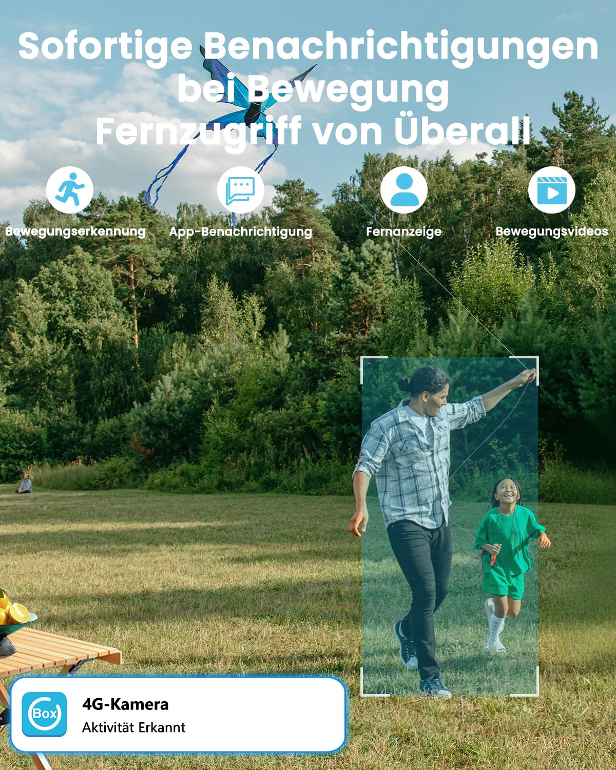 UCOCARE 4G LTE Überwachungskamera mit SIM Karte, Kamera ohne WLAN, 2 Stück