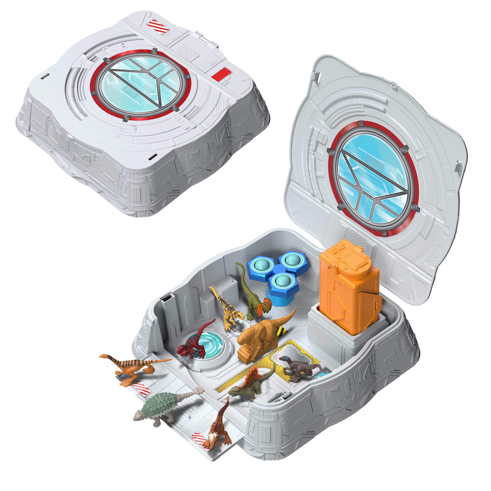 Mattel Jurassic World Conjunto de Laboratorio sensorial Distortus