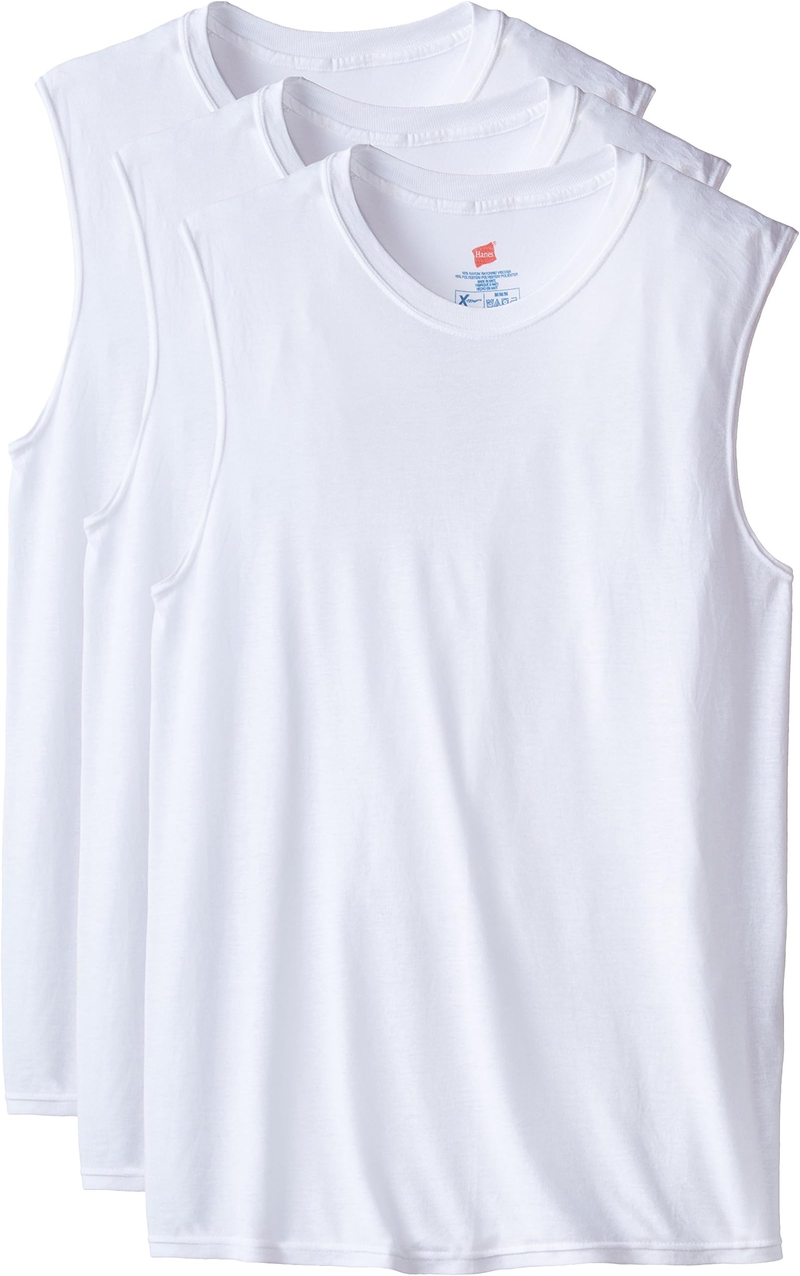 Hanes Ultimate Men's 3-Pack X-Temp Active Cool Sleeveless Crew