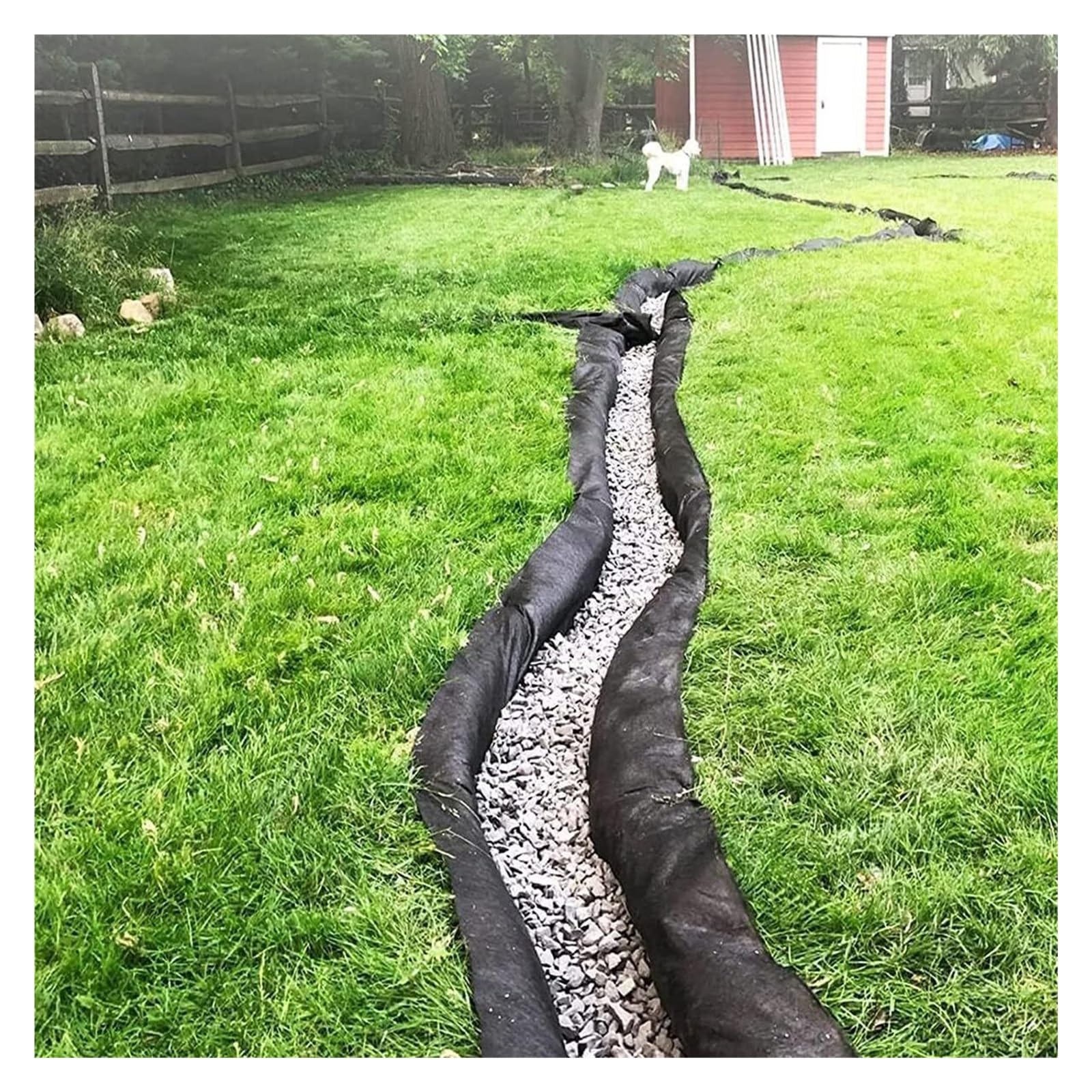 KEuLen Siatka przeciw chwastom, tkanina przeciwchwastowa, tkanina przeciwchwastowa, membrana do kontroli chwastów na zewnątrz, mata ogrodnicza (0,9x30m/3x100ft)