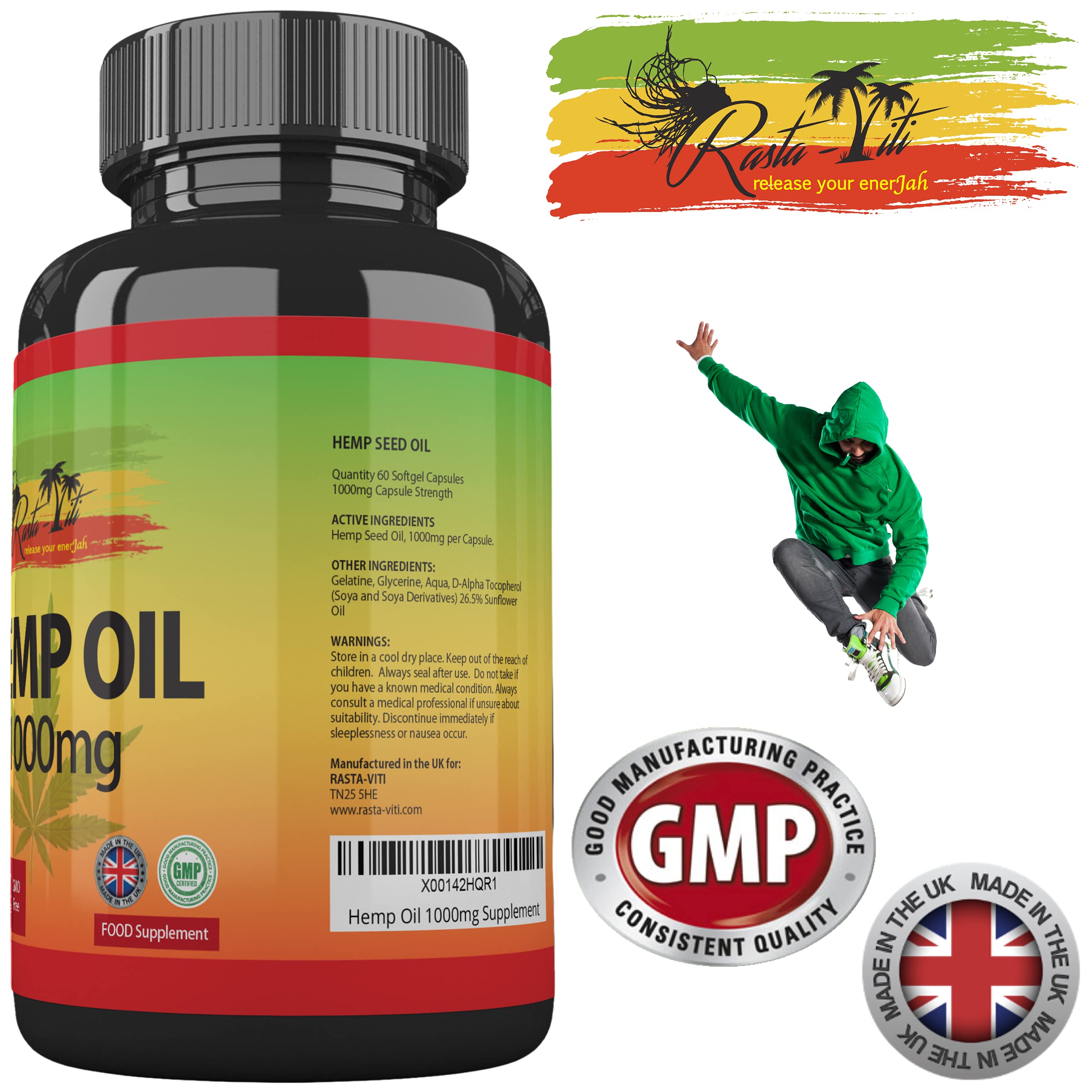 Buy Hemp Seed Oil Capsules 1000mg High Strength Softgels Cold