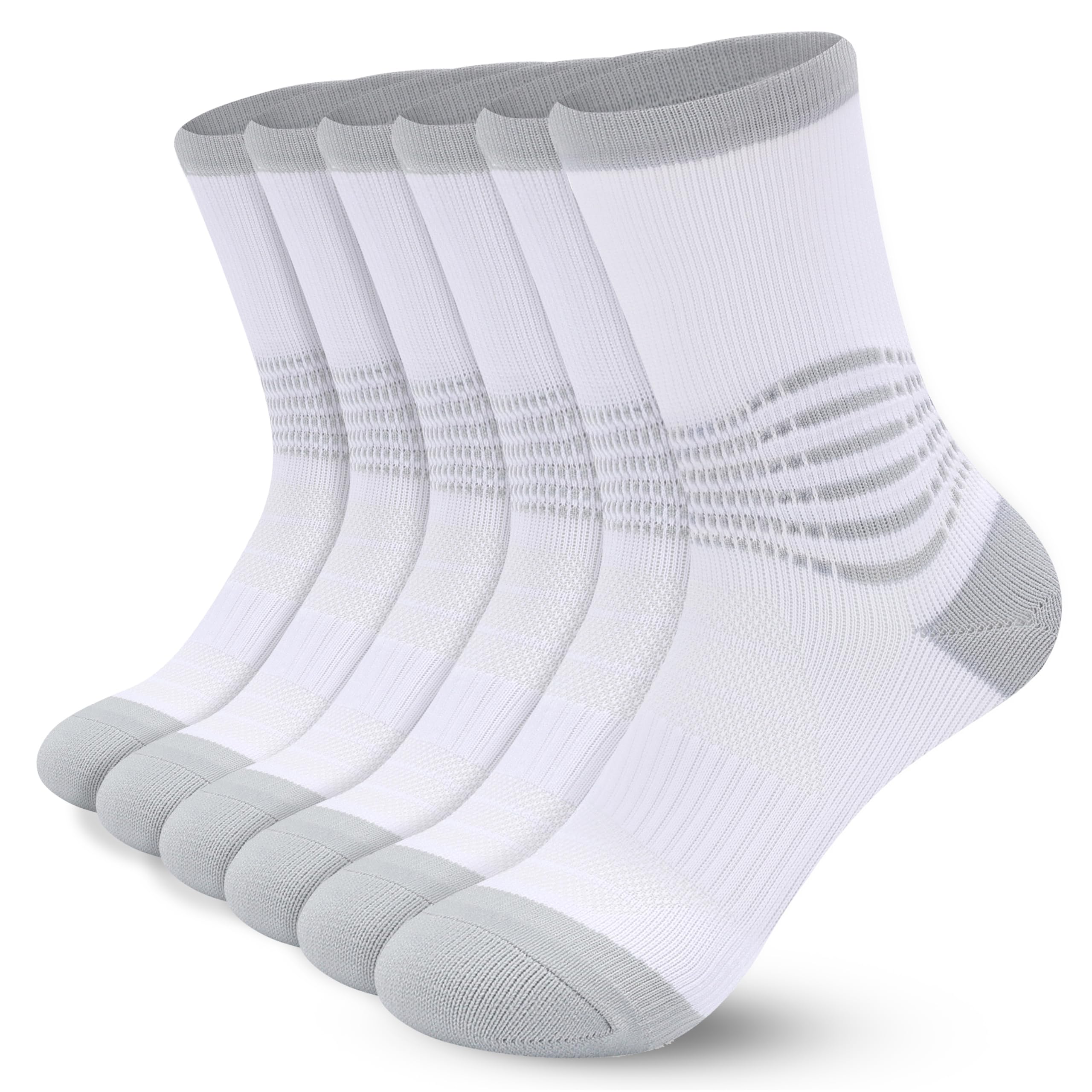 IRAMY Kompressionsstrümpfe für Damen Herren Plantarfasziitis Strümpfe 3/5 Paar Sport Laufsocken Kompressionssocken mit Knöchelstütze & Fußgewölbe Stütze