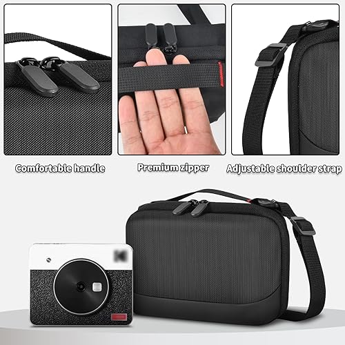 Miniatura 3 de Tanmqin Bolsa para cámara compatible con KODAK PrintomaticMini Shot 3 RetroSmileStepMini 2 RetroEKTAR H35M35Ultra F9 Cámara Digital de Impresión