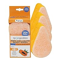 Vista 19 de Spongeables Anti-Cellulite Body Wash in a Sponge, Moisturizer and Exfoliator, 20+ Washes