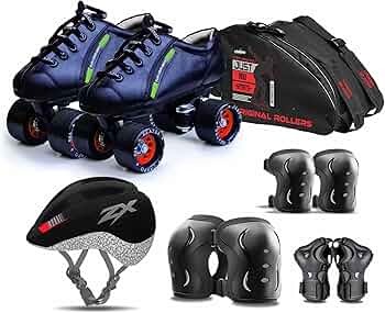 Z-SKATES  ②  Long  Sleeve jaspo unisex Drift Pro Shoe Skate Combo(Shoe Skates+ Helmet+Knee+