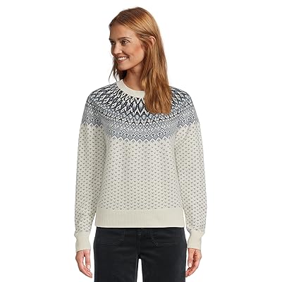 Vineyard Vines Wool Blend Fair Isle Crew Sweater Women
