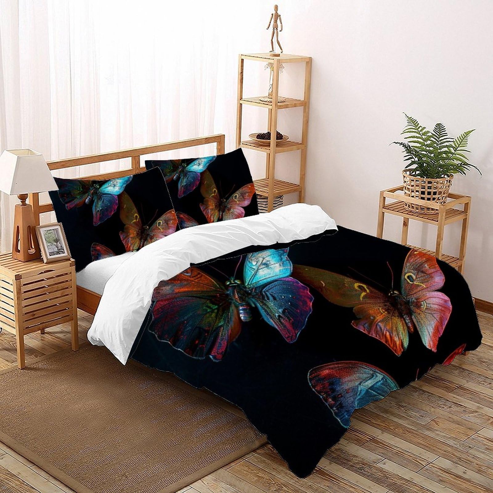Housse de couette papillon pour créer un nid douillet et magique dans la chambre d'enfant