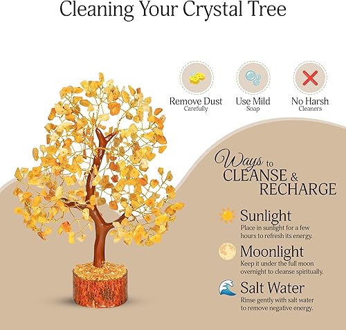 Miniatura 205 de YATSKIA - Árbol de cristal turquesa Feng Shui, alambre, bonsái Buhha, estatua reiki, Chakra curativo energía positiva, buena suerte dinero regalos