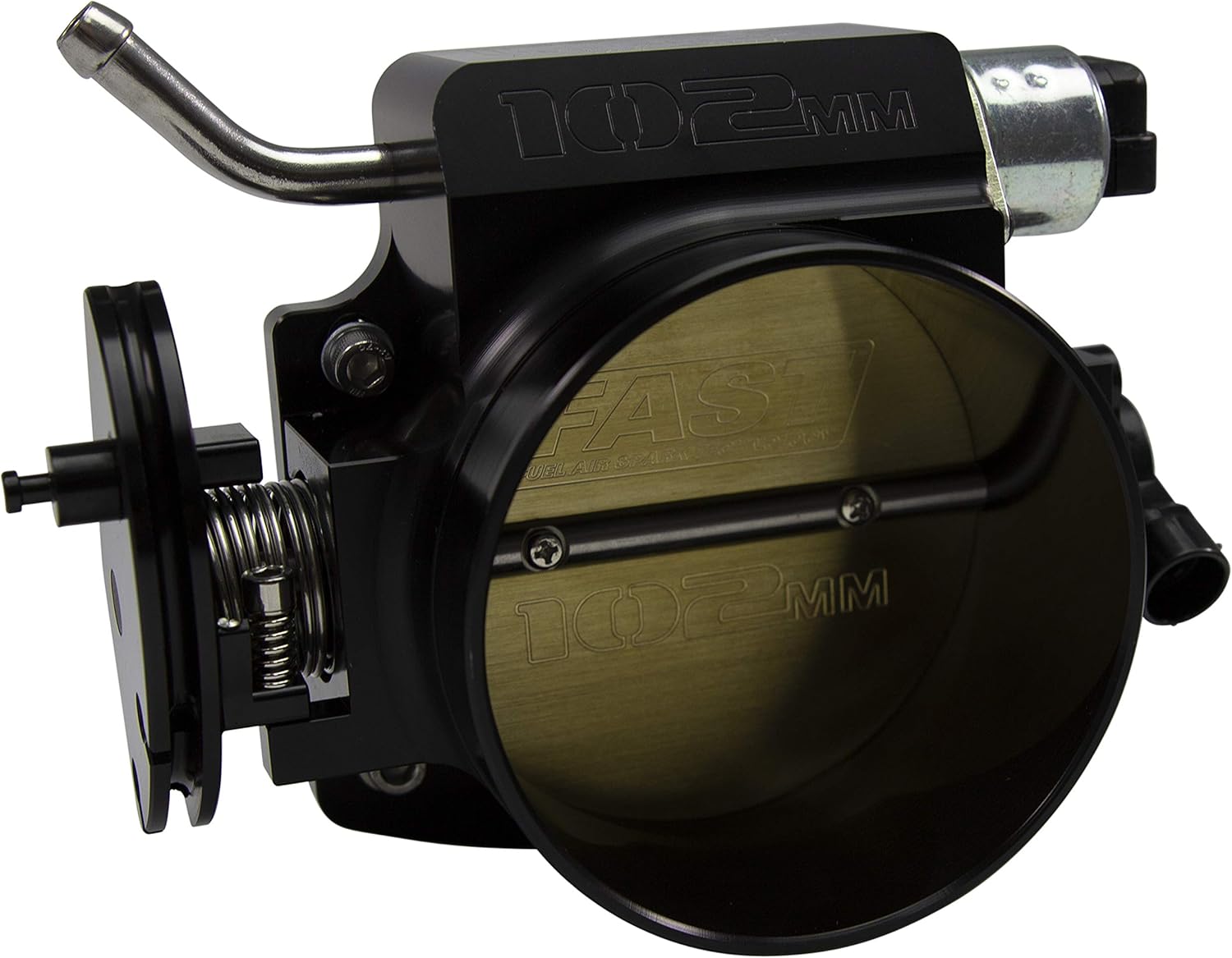 Black Big Mouth Billet 102mm Big Mouth Throttle Body for GM LS w/TPS and IAC