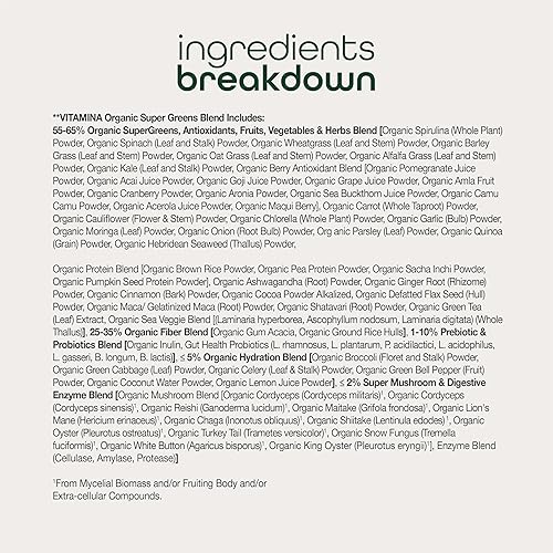 Miniatura 7 de Zena Nutrition Péptidos de colágeno líquido y biotina, bayas mixtas de 20.3 onzas líquidas + suplemento orgánico de frutas y verduras súper verdes,