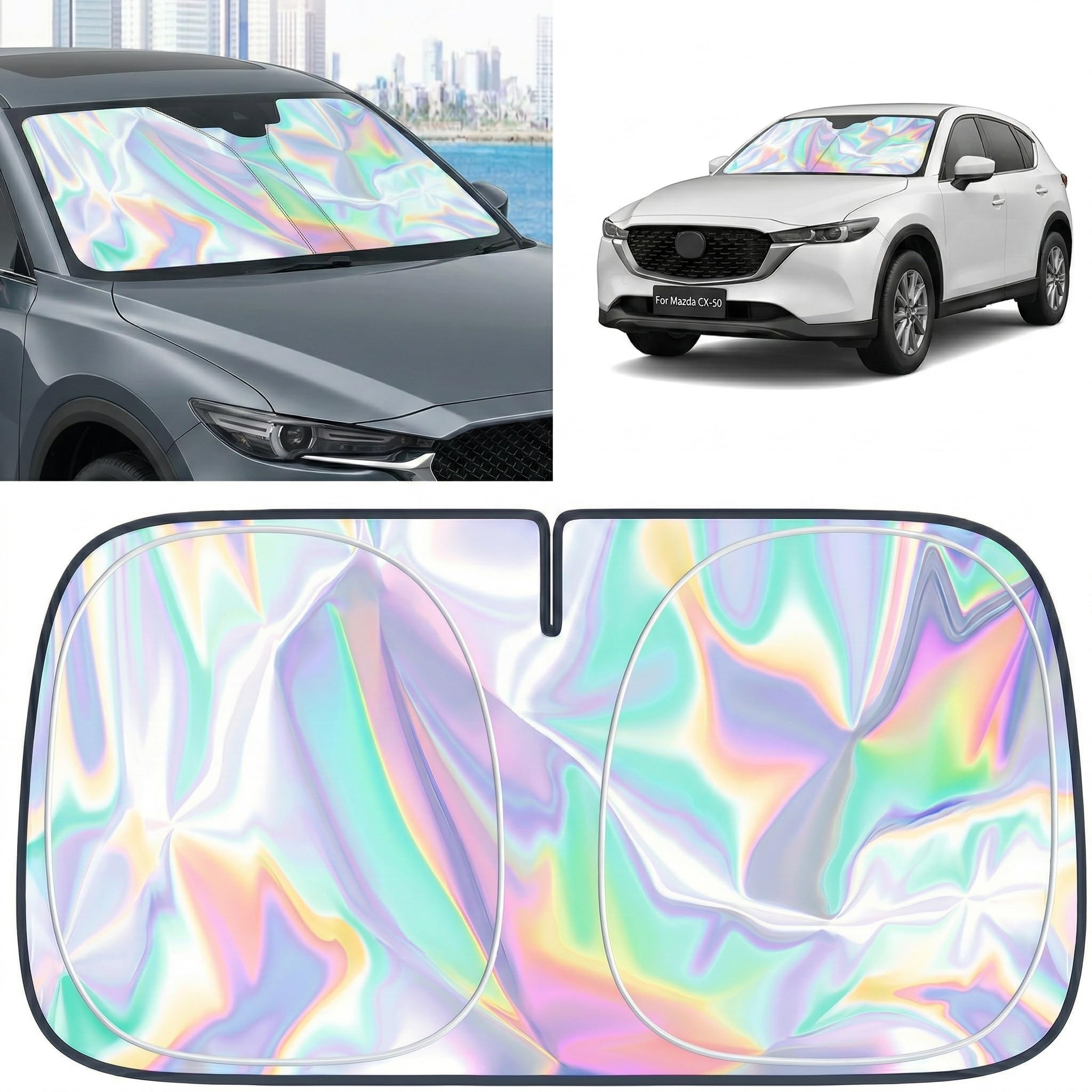 Amazon.com: for Mazda CX-50 2023-2026 Windshield Sun Shade