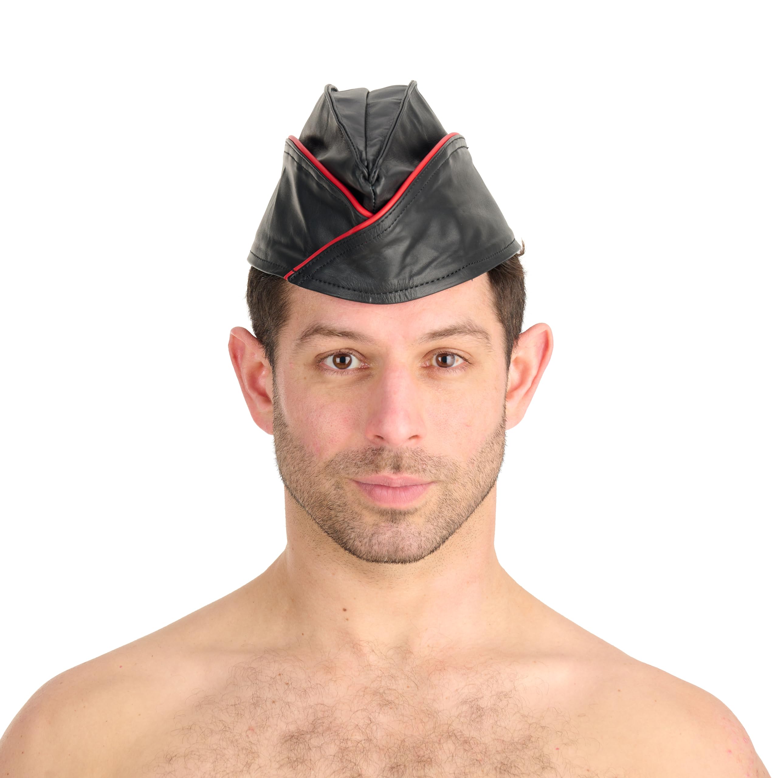 Prowler RED Triangle Cap Black/Red Medium RED Range of Leather