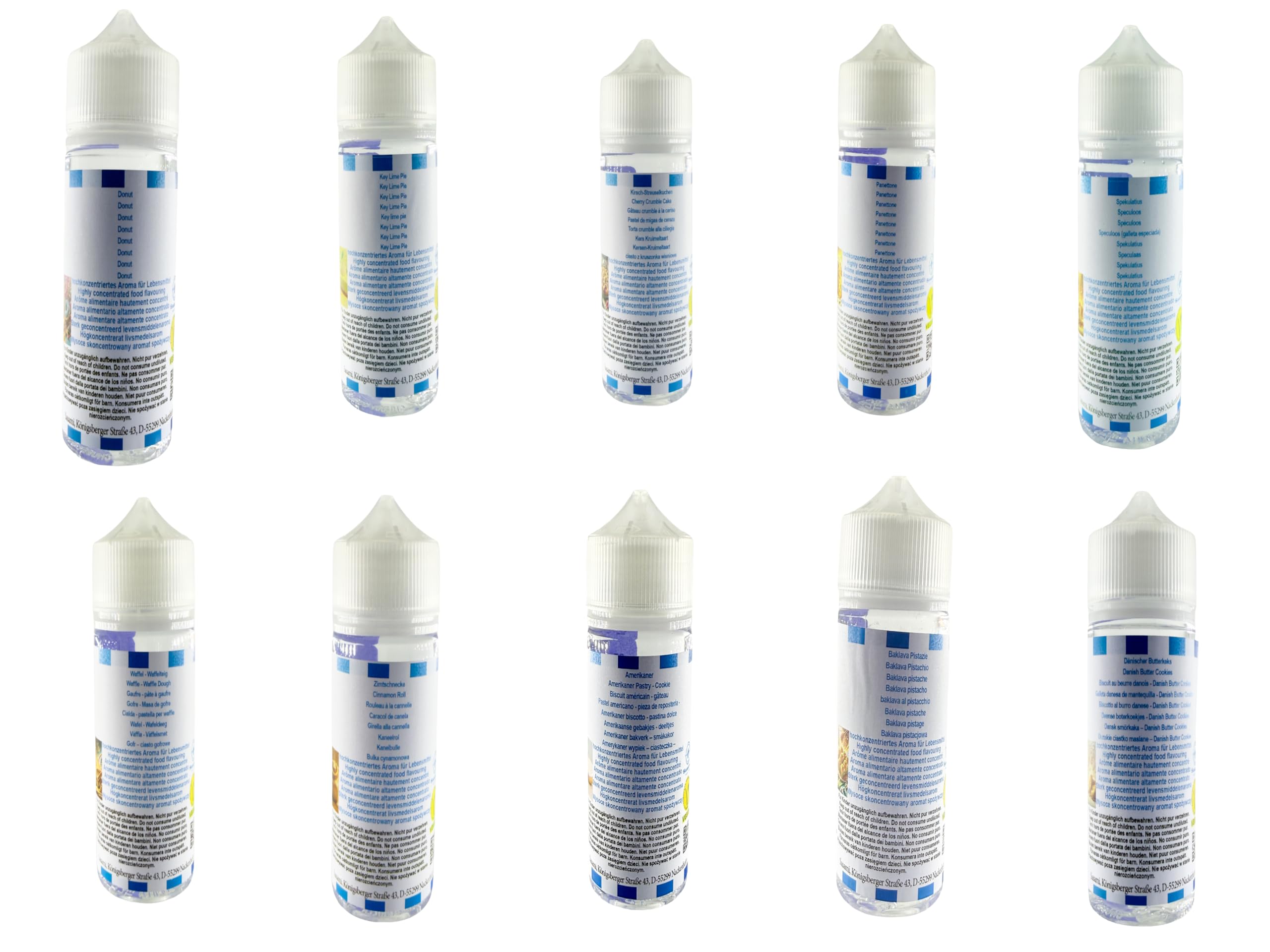 Bakery Bliss Edition - Sasami Signature Collection - 10 x 10ml Aroma Konzentrat Set - Vegan