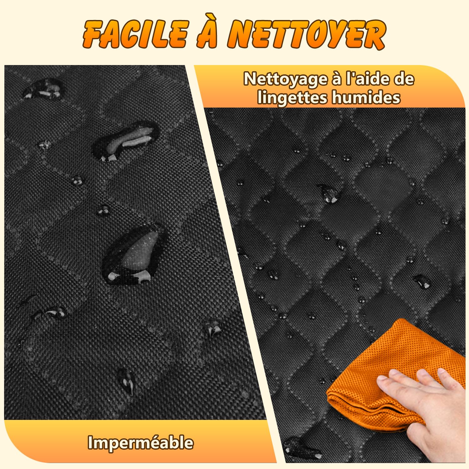 Alfheim Housse de Protection de Coffre de Voiture, Anti-déchirure et Imperméable Prolongation Housse de Coffre Lavable Antidérapante avec Protecteur Latéral, Utilisé pour Les Voitures Break SUV