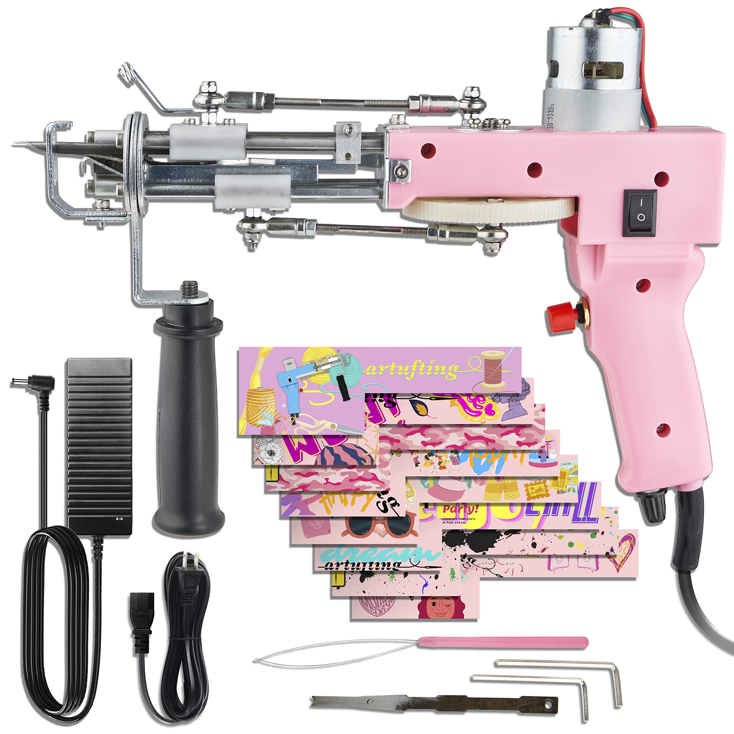 Buy Tufting Gun 2 in 1 Cut Pile Loop Pile Rug Gun Machine Starter Kit