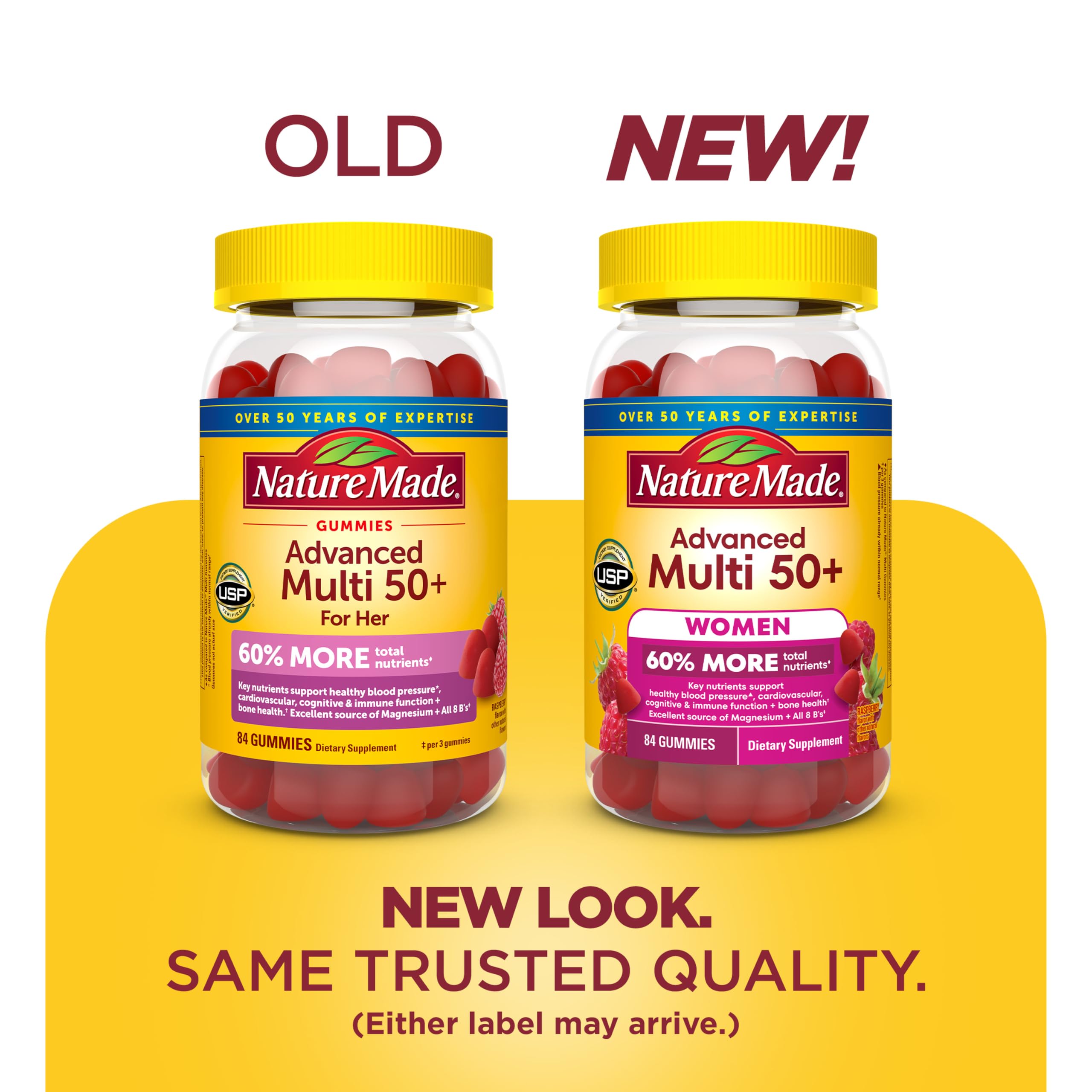 Nature Made Advanced Multivitamin Gummies 50+ for Women, 84 Multi Vitamins — Amazon image 2
