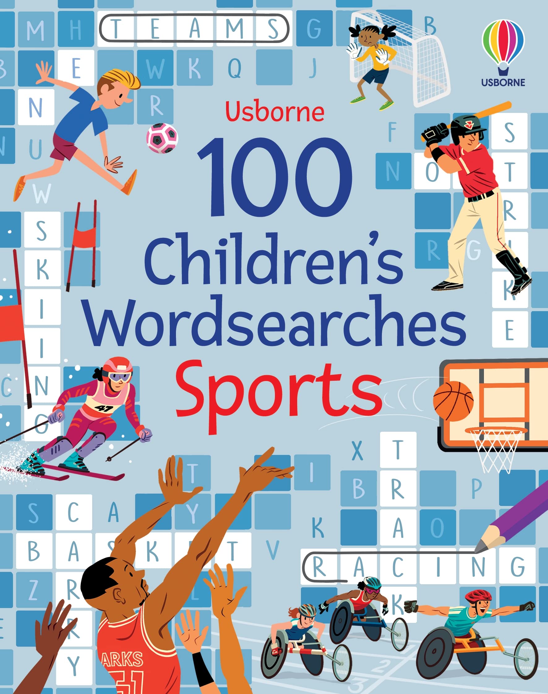 Usborne GB 100 Children's Wordsearches Sports