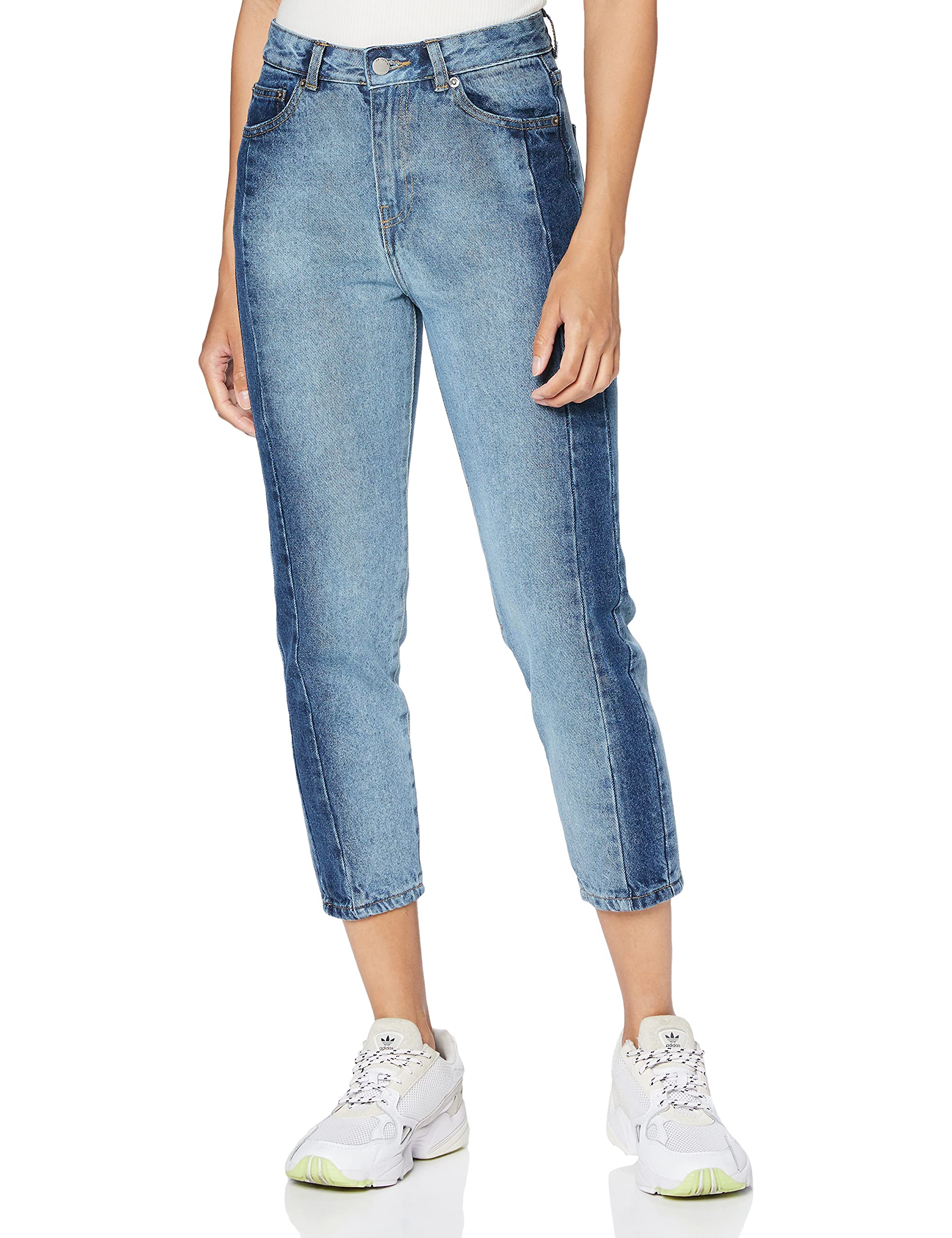 Dr Denim Women's Pepper Straight Straight Jeans, Blue (Dual Blue S40), W33/L28 (Manufacturer Size:33/28)