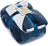 Vista 6 de Genteele Manta de Tiro Sherpa Súper Suave Reversible Ultra Lujosa de Felpa, 40 x 50 pulgadas, Negro/Gris