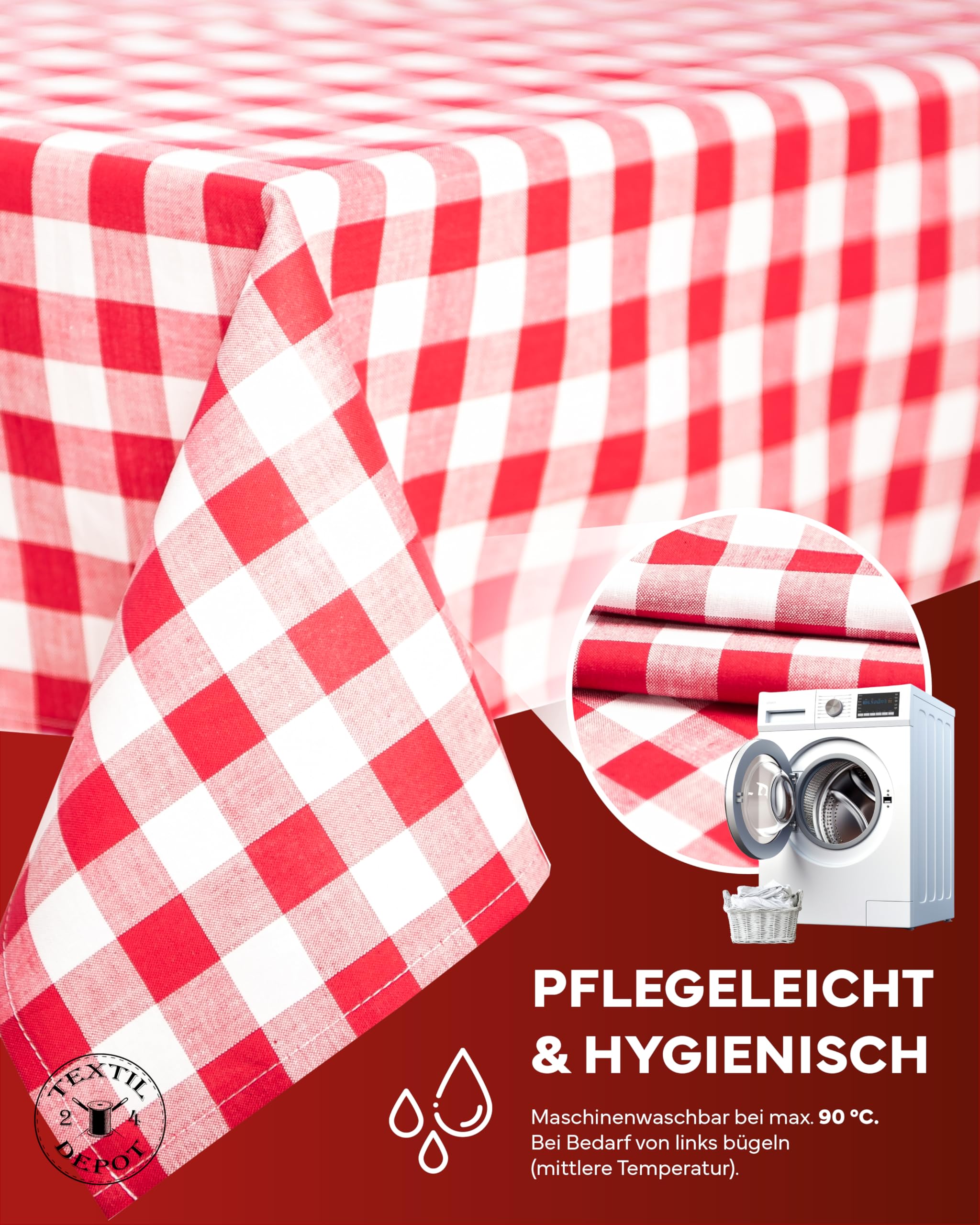Schwarz-weiße Karierte Tischdecke 142 X 308 Cm – Buffalo Plaid Für Bauernhaus-Partys & Frühling
