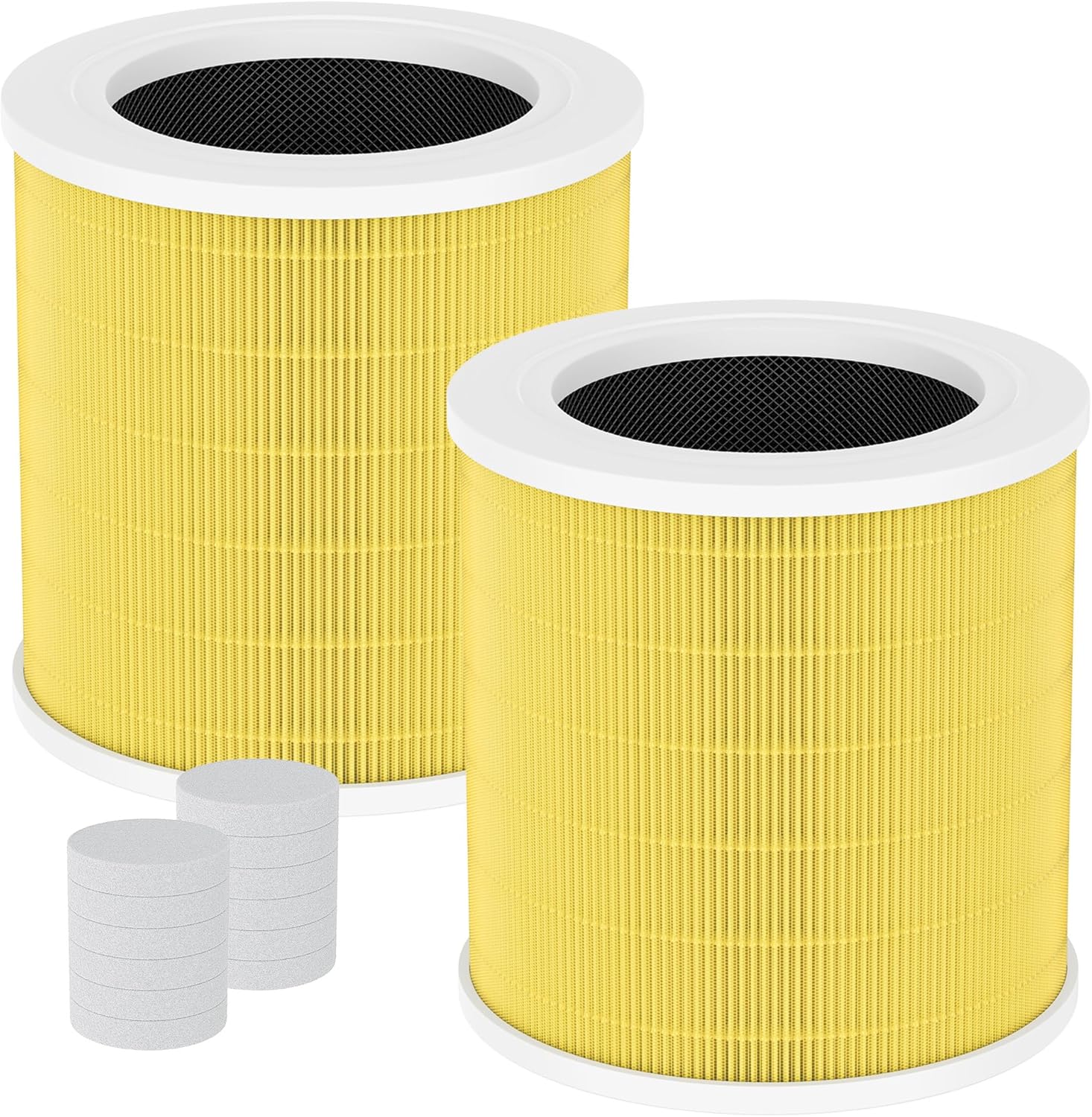 A2001 Replacement Filter Compatible with A2001 Air Purifier, 3-In-1 High-Efficiency Air Filter, Compared to Part #AF-2001, 2 Pack (Original Filter)