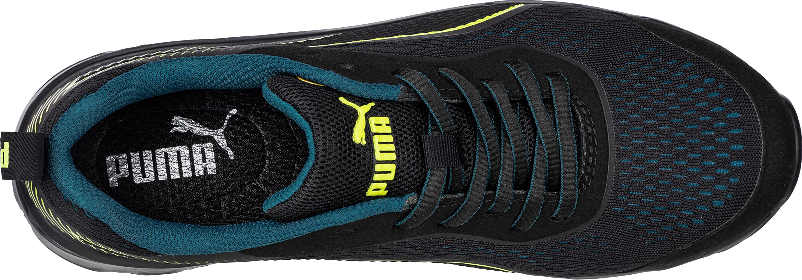 PUMA Safety Fuse Knit WNS Low Arbeitsschuh Sicherheitsschuh S1P ESD HRO SRC Fiberglaskappe Durchtrittschutz rutschfest metallfrei vegan Damen