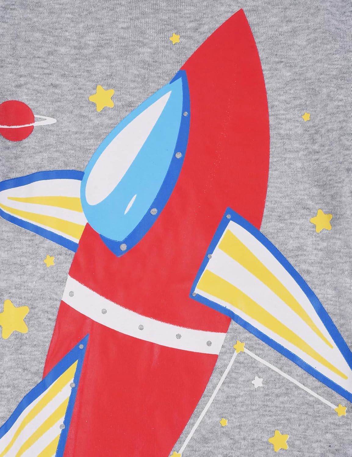 Joyond Boys' 4-Piece Snug Fit Cotton Pajama Set Size 2T-12Years, Kids Boys Long-Sleeve Clothes Top and Pants Sleepwear Sets - Image 5