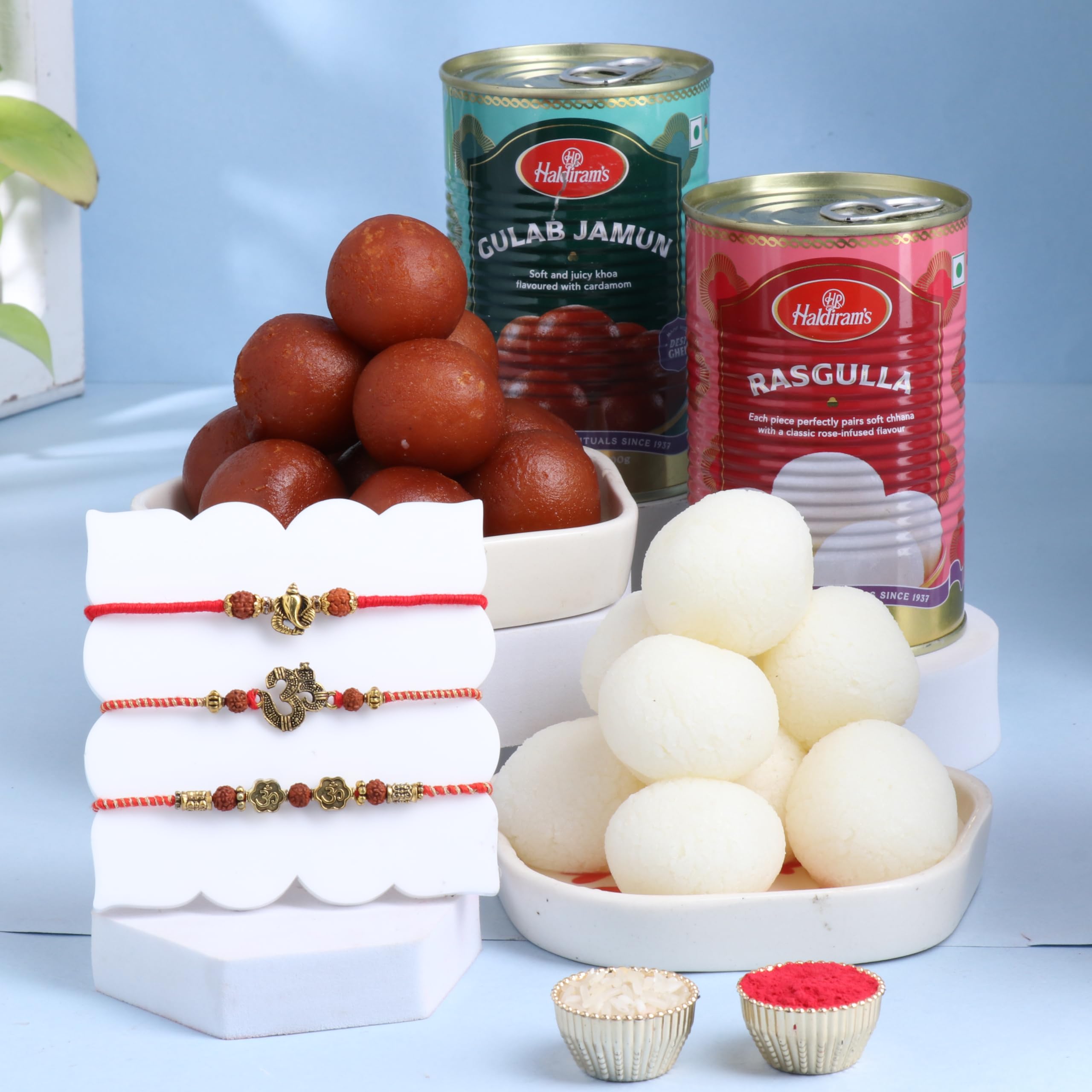 See full amazon price history chart for FlowerAura Raksha Bandhan Celebrations Set Of 3 Divine Rakhis With 500 grams Gulab Jamun & 500 grams Rasgulla Sweet - Rakhi for Brother, Bhai, Cousins & Raksha Bandhan Gift FlowerAura Raksha Bandhan Celebrations Set Of 3 Divine Rakhis With 500 grams Gulab Jamun & 500 grams Rasgulla Sweet - Rakhi for Brother, Bhai, Cousins & Raksha Bandhan Gift (B0DB8J5TKL) Amazon Price History, Amazon Price Tracker