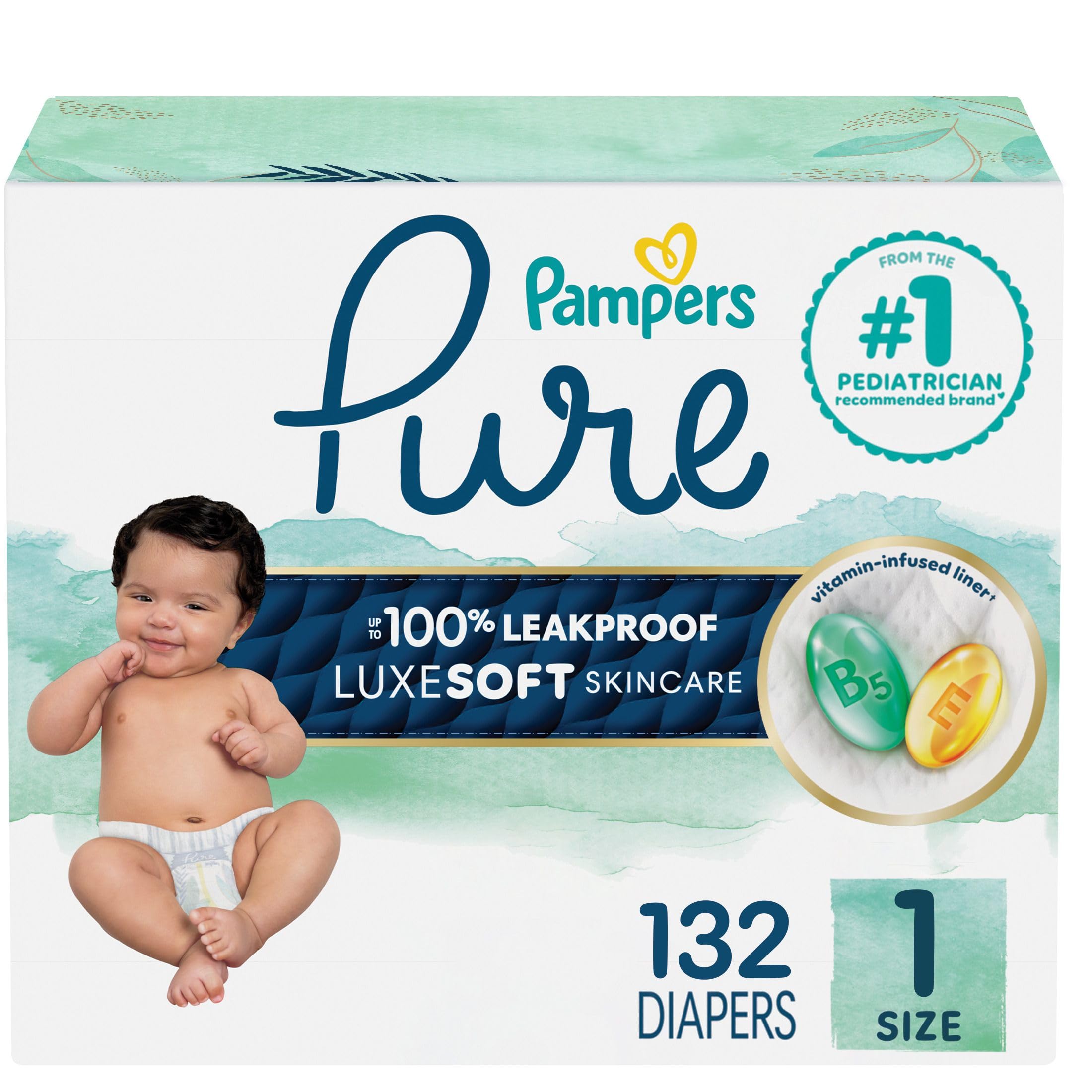 Pampers Pure Diapers S1