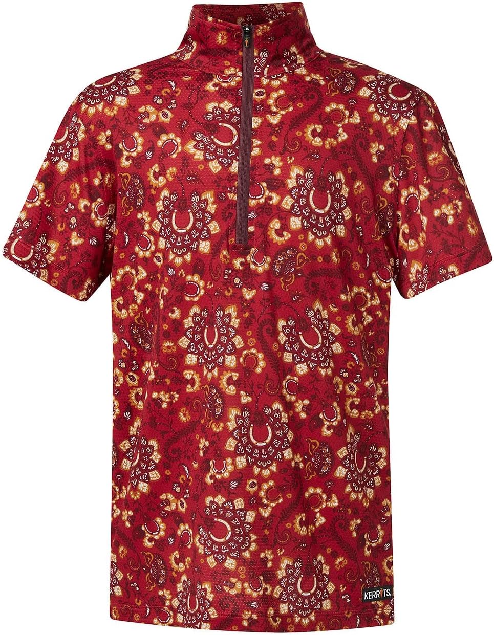 Kerrits Kids Always Cool Ice Fil Short Sleeve Shirt - Print