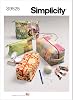 Simplicity Mixed Print Travel Bag Sewing Pattern Kit, Code S9525, One Size, Multicolor
