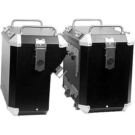 MyTech Aluminium Werkzeugkiste 2,8L Für Moto Guzzi Stelvio/NTX - Robuste Motorrad Toolbox