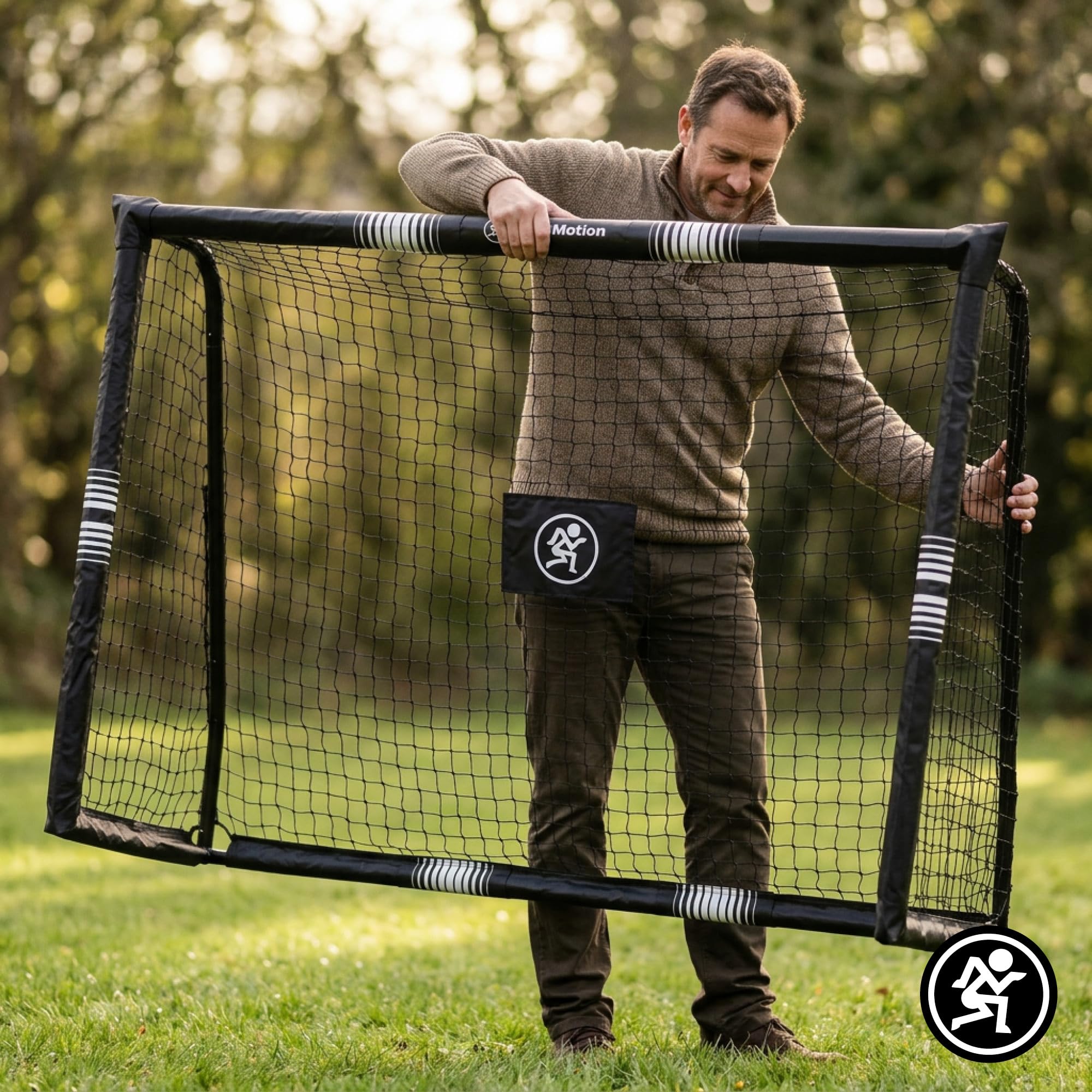 HyperMotion Bramka Piłkarska HYP90 GOAL BLACK S 180x120 cm – Stalowa Bramka do Piłki Nożnej dla Dzieci i Młodzieży, Czarna, Stabilna Konstrukcja do Ogrodu i Treningu