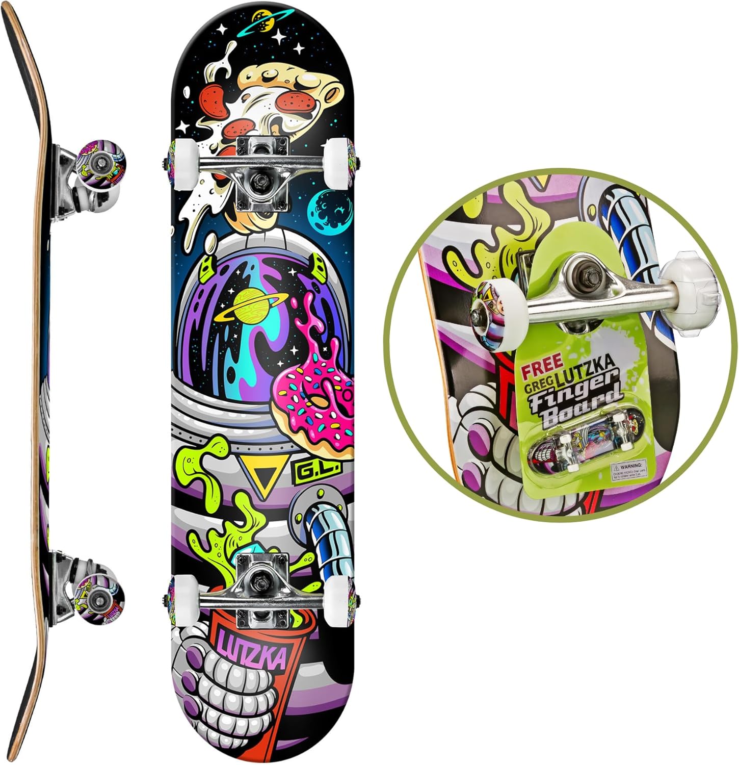 Roller Derby Deluxe Series Complete Skateboard for Beginners