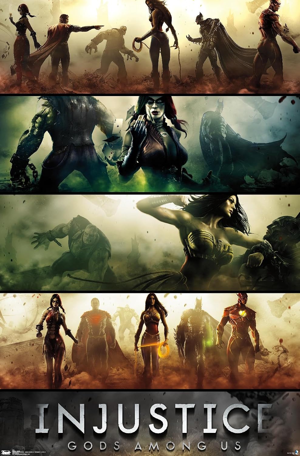 Trends International DC Comics VIdeo Game - Injustice: Gods Among Us - Bane Wall Poster, 22.375" x 34", Premium Unframed Version