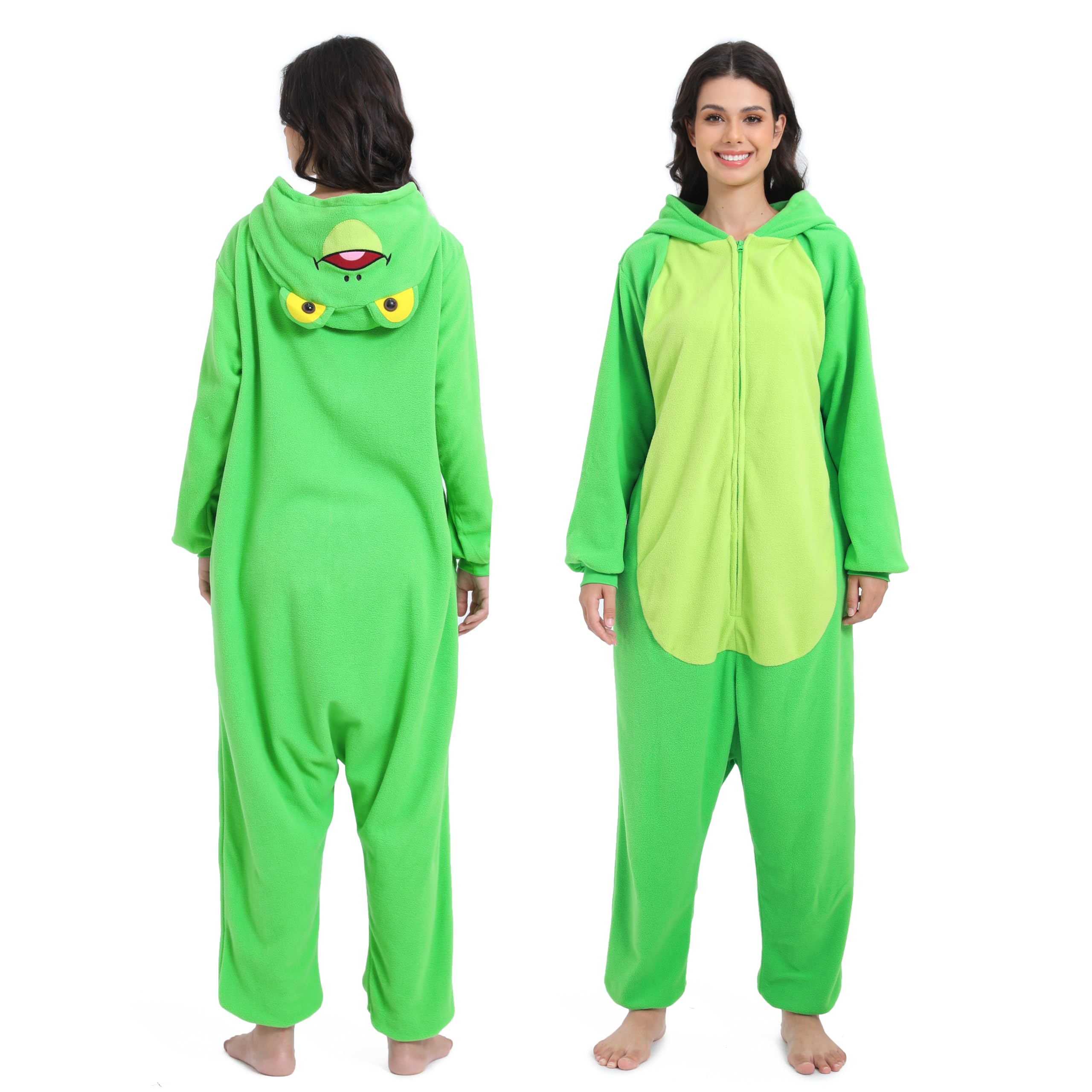 LBJR Pigiamone Animali Pigiama Intero Costume di Cosplay Party Halloween Carnevale Animali Pigiama