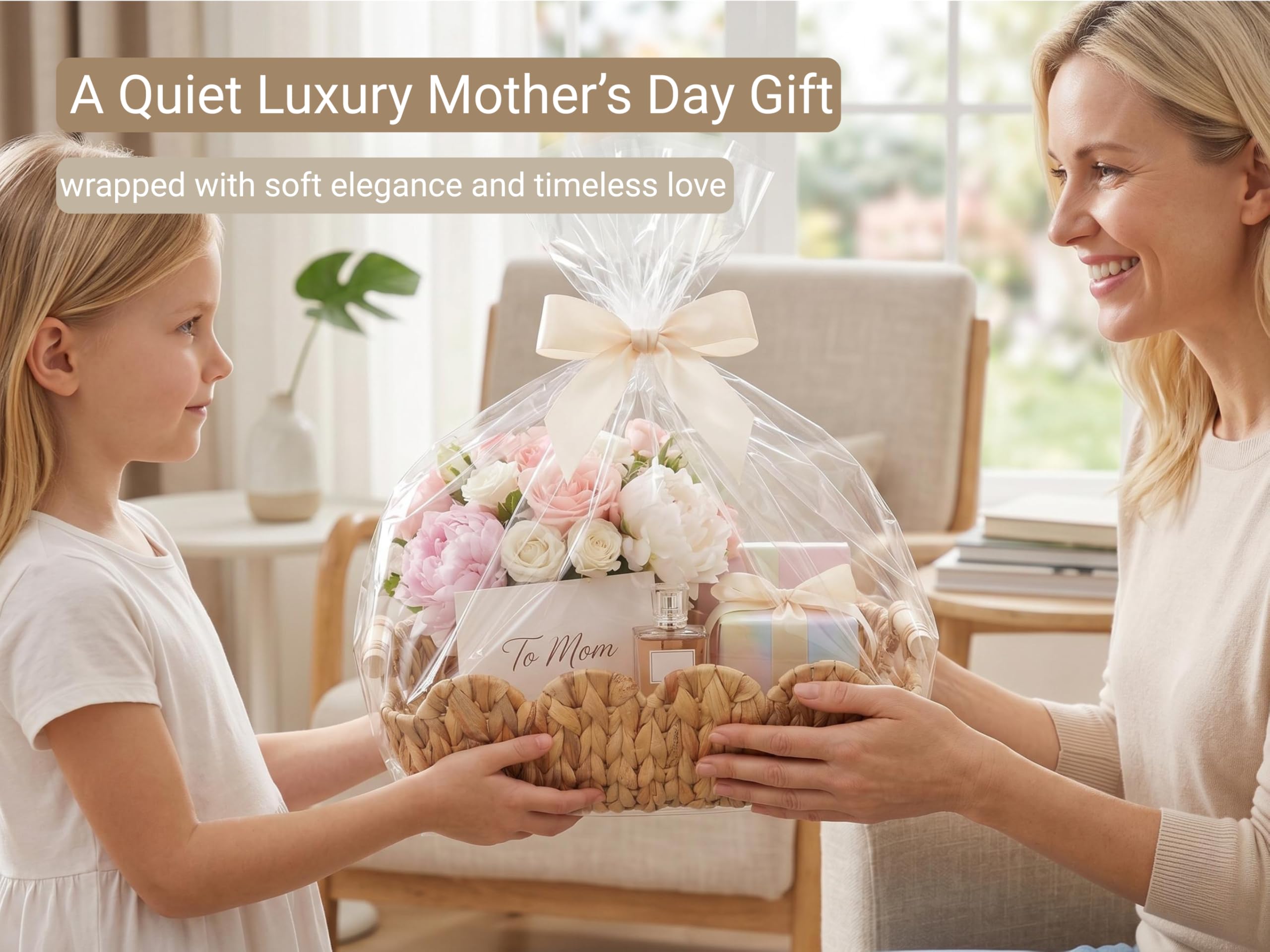 Cute Wicker Baskets - Natural Water Hyacinth -3