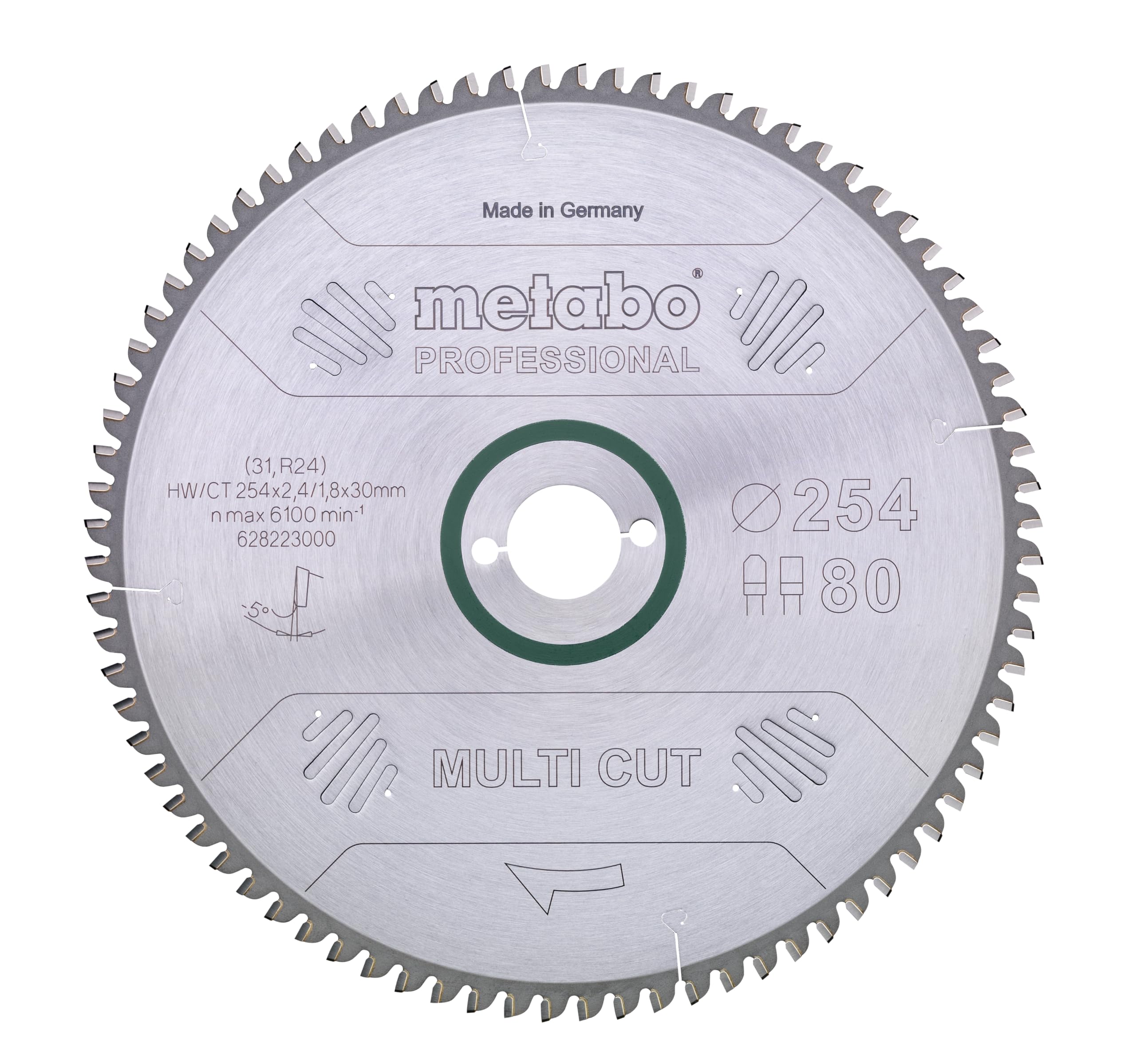 Metabo Sägeblatt "multi cut - professional" 254x2,4/1,8x30, Z80 FZ/TZ