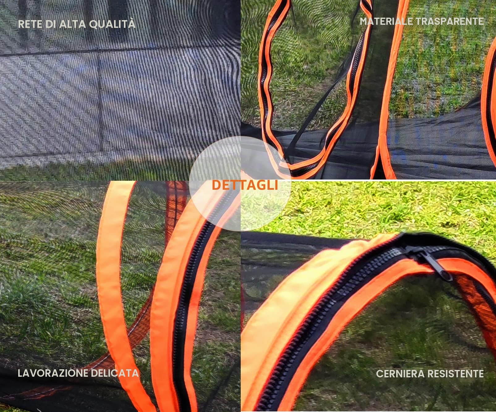 Tenda a tunnel 6 in 1 per animali domestici, gatti e cani, pieghevole, per esterni, box per animali domestici (stili 1)