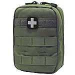 Carlebben EMT MOLLE Ifak Pouch Tactical MOLLE Medical First Aid Kit Utility Pouch Olive