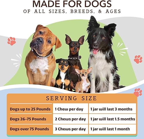 Miniatura 9 de Natural Dog Company Paquete de masticables multivitamínicos y probióticos apoyo nutricional completo para perros, aumenta el sistema inmunológico,