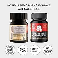 Vista 6 de JUNG KWAN JANG Korean Red Ginseng Extract Capsule Plus - All-in-One Energy Support Vegan Supplements - No Caffeine & Non-GMO (30 Capsules)
