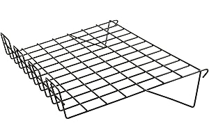 Econoco Black Sloping Gridwall Shelf for Enhanced Product Display