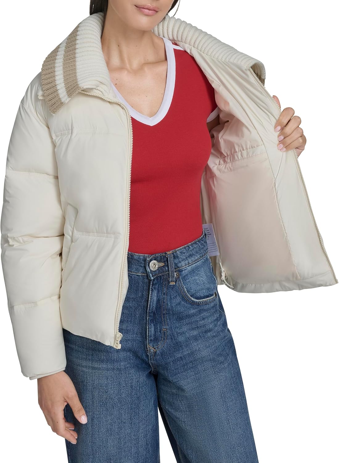 Champion womens Quilted Shawl Collar Puffer Jacket - Image 5