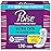 Poise Ultra Thin Incontinence Pads & Postpartum Pads for Bladder Leaks, 6 Drop Ultimate Absorbency, Long Length, 120 Count (3 Packs of 40), Packaging May Vary