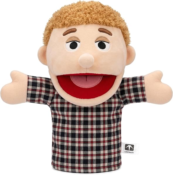 Marionette a mano per bambini,Include nonno,nonna,papà,mamma,figlia,figlio con bocche aperte mobili,perfette per raccontare storie,insegnare,regali di compleanno,1Pcs - 1
