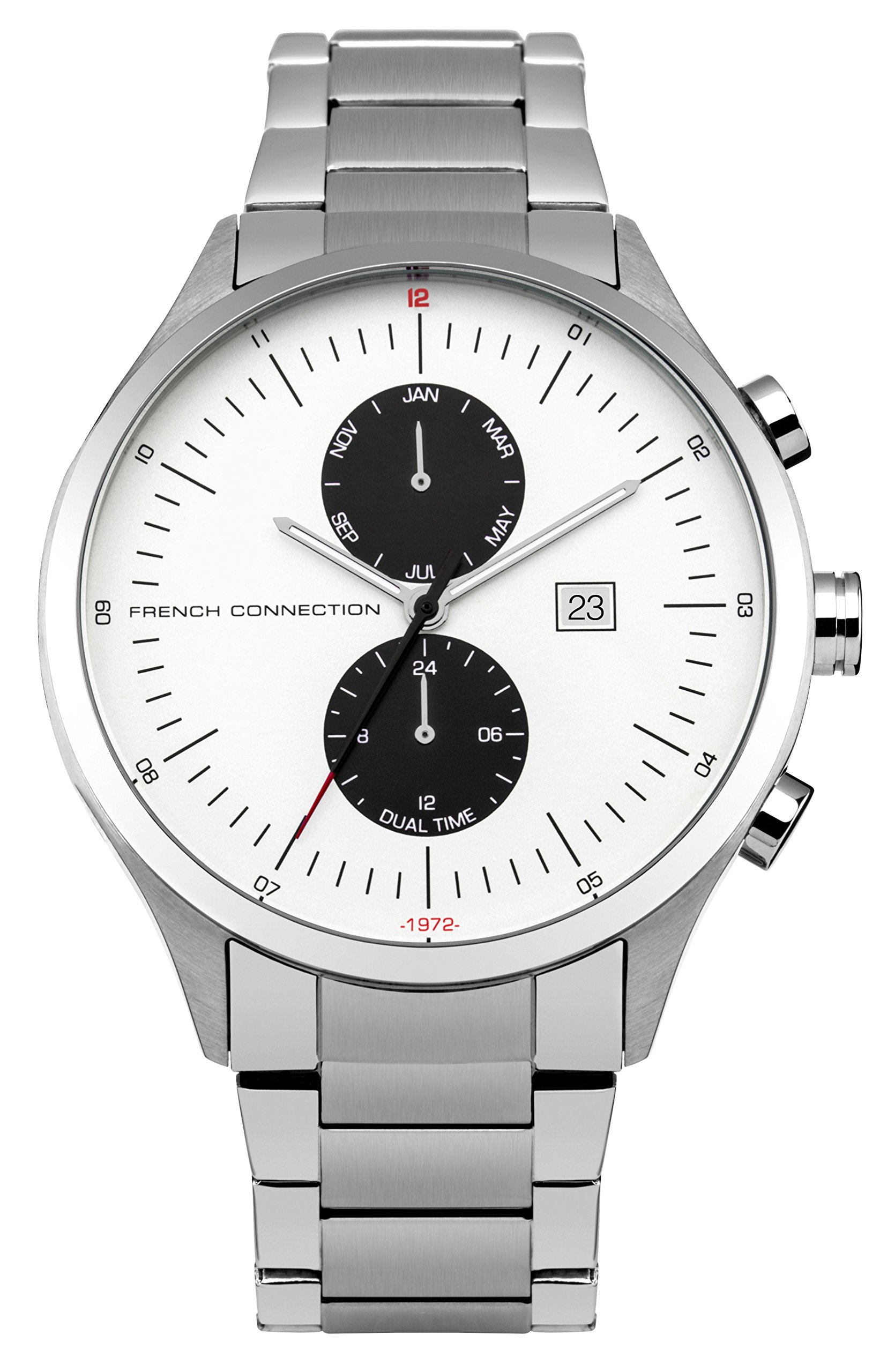 French Connection Analog White Dial Mens Watch-FC1266SM (B01GFK8NNE) Amazon Price History, Amazon Price Tracker