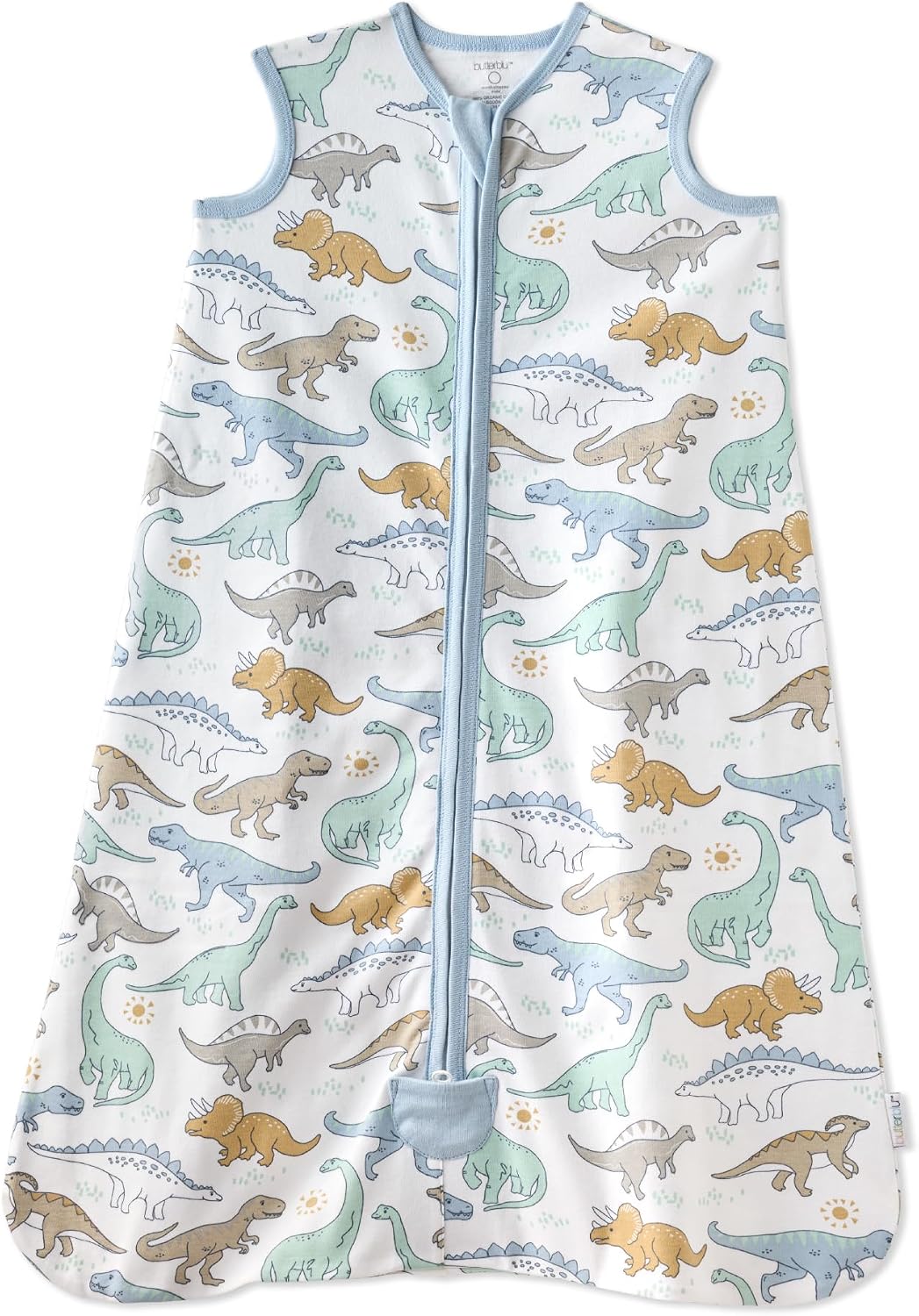 Butterblu Baby Joey - Wearable Blanket 100% Organic Cotton 2-way Zipper for Newborn Girls, Boys, Unisex​