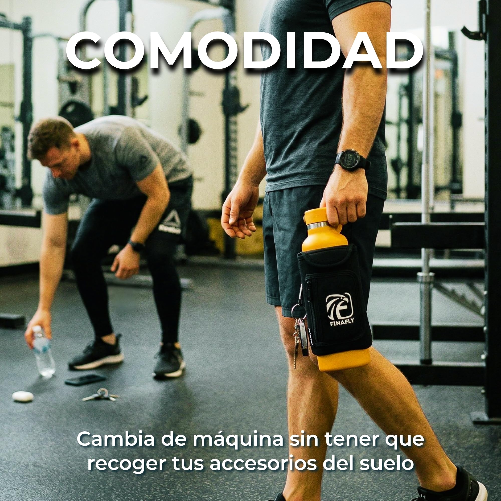 Bolsa Magnética Gym Mochila con Imán Reforzado Accesorios Hombre Mujer