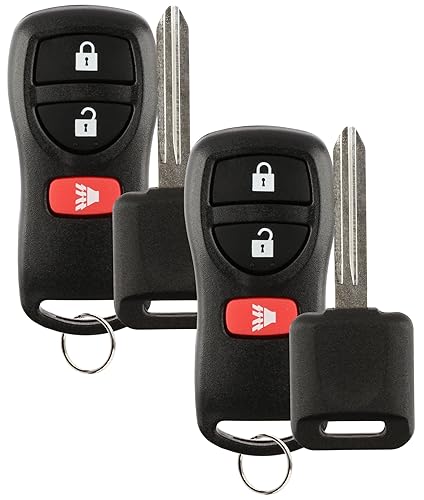 Replacement Key Fob Car Remote and Uncut Transponder Key Compatible